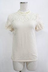 Fi.n.t / レース切替トップス Free IVORY H-25-12-10-050-CA-TO-NS-ZH