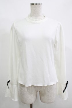 画像1: evelyn / リボントップス Free オフ H-25-12-10-051-LO-TO-NS-ZH