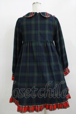 画像3: Nile Perch / チェックワンピース Free グリーン/レッド H-25-12-10-004-LO-OP-NS-ZH