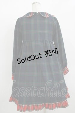 画像3: Nile Perch / チェックワンピース Free グリーン/レッド H-25-12-10-004-LO-OP-NS-ZH