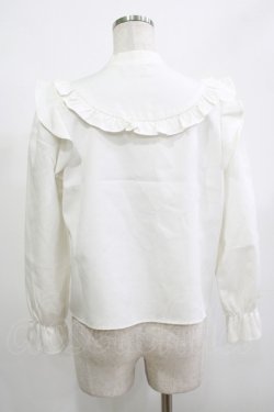 画像3: evelyn / フリルリボンブラウス Free オフ H-25-12-10-052-LO-BL-NS-ZH