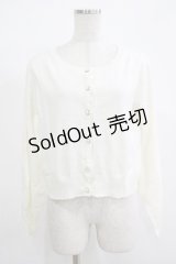 Amavel / ハートボタンカーディガン Free オフ H-25-12-10-053-CA-TO-NS-ZH