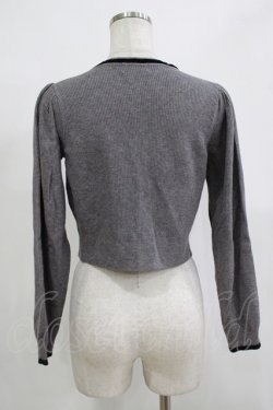 画像3: An MILLE / バイカラーリボンカーデ Free グレー H-25-12-10-054-EL-TO-NS-ZH