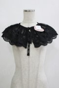 m petit by misako / AMレース付け襟  ブラック H-25-12-10-056-LO-ZA-NS-ZH