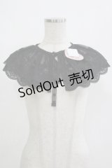 m petit by misako / AMレース付け襟  ブラック H-25-12-10-056-LO-ZA-NS-ZH