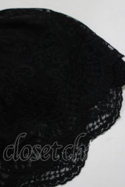 画像2: m petit by misako / AMレース付け襟  ブラック H-25-12-10-056-LO-ZA-NS-ZH