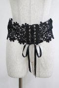 axes femme / レース編み上げベルト Free ブラック H-25-12-10-058-AX-ZA-NS-ZH