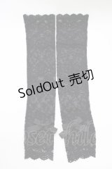 m petit by misako / AMレースロングアームカバー  ブラック H-25-12-10-060-LO-ZA-NS-ZH
