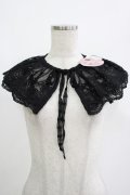m petit by misako / AMレース付け襟  ブラック H-25-12-10-067-LO-ZA-NS-ZH