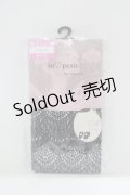 m petit by misako / AMマーメイドレースタイツ M~L ブラック H-25-12-10-068-LO-ZA-NS-ZH