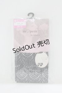 m petit by misako / AMマーメイドレースタイツ M~L ブラック H-25-12-10-068-LO-ZA-NS-ZH