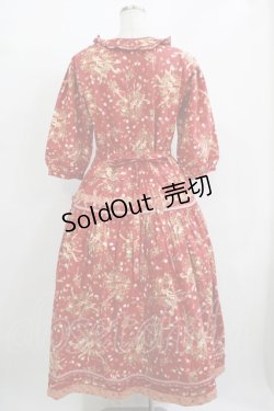 画像3: PINK HOUSE / いちご柄ワンピース Free レッド H-25-12-10-005-LO-OP-NS-ZH