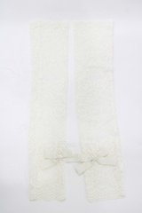 m petit by misako / AMレースロングアームカバー  オフ H-25-12-10-069-LO-ZA-NS-ZH