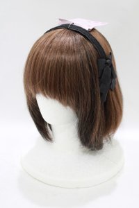 m petit by misako / TT*AMカチューシャ  ブラック H-25-12-10-074-LO-AC-NS-ZH