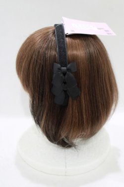 画像2: m petit by misako / TT*AMカチューシャ  ブラック H-25-12-10-074-LO-AC-NS-ZH