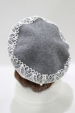 画像2: m petit by misako / TT*AMレースBベレー  グレー H-25-12-10-076-LO-AC-NS-ZH