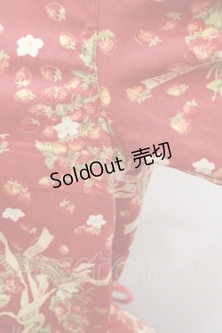 画像5: PINK HOUSE / いちご柄ワンピース Free レッド H-25-12-10-005-LO-OP-NS-ZH