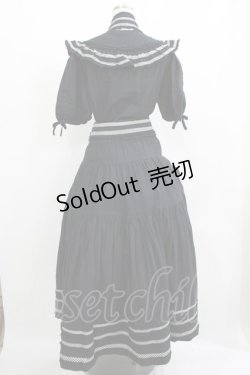 画像3: PINK HOUSE / ギンガムチェックフリルワンピース Free ブラック H-25-12-10-006-LO-OP-NS-ZH