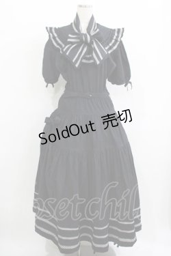 画像4: PINK HOUSE / ギンガムチェックフリルワンピース Free ブラック H-25-12-10-006-LO-OP-NS-ZH