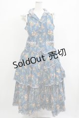 PINK HOUSE / 花柄セットアップ　 Free ブルー H-25-12-10-007-LO-OP-NS-ZH