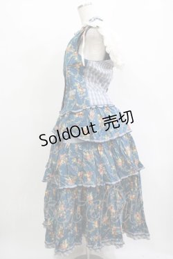 画像2: PINK HOUSE / 花柄セットアップ　 Free ブルー H-25-12-10-007-LO-OP-NS-ZH