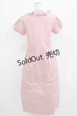 画像6: PINK HOUSE / ギンガムチェックパッチワークワンピース Free レッド H-25-12-10-008-LO-OP-NS-ZH