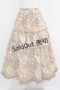 KANEKO ISAO / 花柄スカート Free ブラウン H-25-12-10-009-EL-SK-NS-ZH