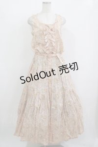 PINK HOUSE / 花柄ワンピース Free ピンク H-25-12-10-013-LO-OP-NS-ZH