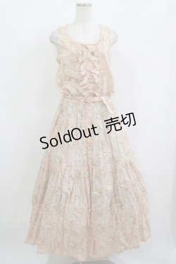 画像1: PINK HOUSE / 花柄ワンピース Free ピンク H-25-12-10-013-LO-OP-NS-ZH