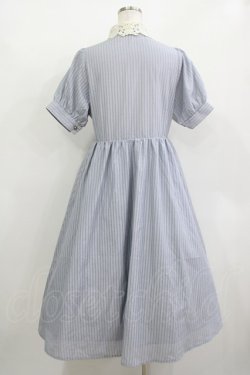 画像3: m petit by misako / ストライプワンピース M サックス H-25-12-10-014-LO-OP-NS-ZH