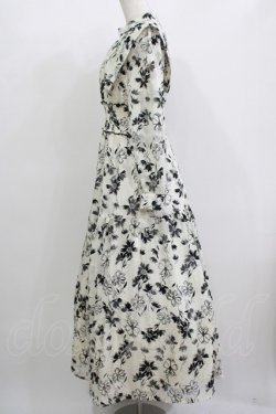 画像2: An MILLE / 花柄ロングワンピース Free オフ/ブラック H-25-12-10-016-EL-OP-NS-ZH
