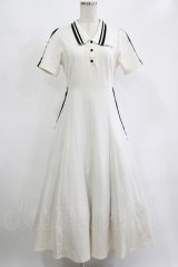 An MILLE / ポロロングワンピース Free オフホワイト H-25-12-10-020-EL-OP-NS-ZH