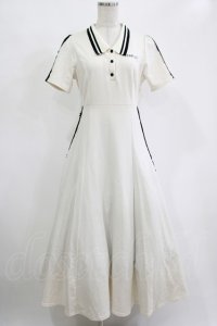 An MILLE / ポロロングワンピース Free オフホワイト H-25-12-10-020-EL-OP-NS-ZH
