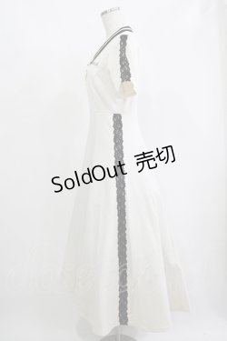 画像2: An MILLE / ポロロングワンピース Free オフホワイト H-25-12-10-020-EL-OP-NS-ZH