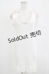 Katie / LOVED BY YOU tank one-piece  ホワイト H-25-12-11-027-LO-OP-KB-ZH