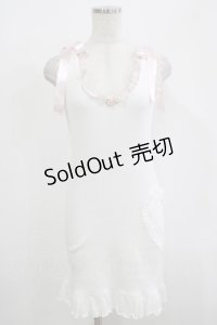Katie / LOVED BY YOU tank one-piece  ホワイト H-25-12-11-027-LO-OP-KB-ZH