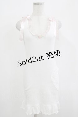 画像1: Katie / LOVED BY YOU tank one-piece  ホワイト H-25-12-11-027-LO-OP-KB-ZH