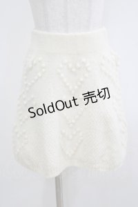 Katie / WINTER HEARTS skirt  MILK H-25-12-11-028-LO-SK-KB-ZH