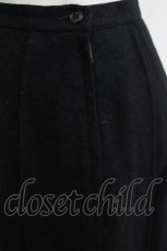 画像4: BPN / ジャガードウールアシメプリーツスカート  黒 H-25-12-11-031-GO-SK-KB-ZH (4)