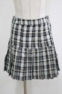 Candy Stripper / CHECK PLEATS MINI SKIRT S ブラック H-25-12-11-032-PU-SK-KB-ZH