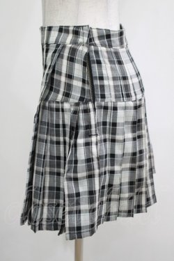 画像2: Candy Stripper / CHECK PLEATS MINI SKIRT S ブラック H-25-12-11-032-PU-SK-KB-ZH