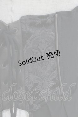 画像4: Ozz oneste / ホルター付薔薇刺繍オーバーコルセット  ブラック H-25-12-11-033-OO-SK-KB-ZH