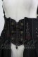画像5: Ozz oneste / ホルター付薔薇刺繍オーバーコルセット  ブラック H-25-12-11-033-OO-SK-KB-ZH (5)