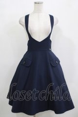 MILK / Lisaジャンパースカート  ネイビー H-25-12-11-004-ML-OP-KB-ZH