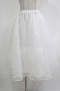 画像1: Sheglit / ロングバッスルパニエ  白 H-25-12-11-036-EL-SK-KB-ZH