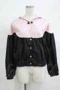 MILK / マシュマロジャケット  黒×ピンク H-25-12-11-037-ML-JA-KB-ZH