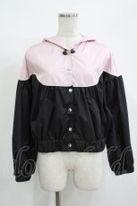 画像1: MILK / マシュマロジャケット  黒×ピンク H-25-12-11-037-ML-JA-KB-ZH (1)