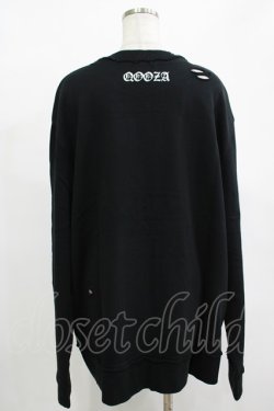 画像3: QOOZA / 東京喰種×QOOZA金木研 ダメージスウェット  ブラック H-25-12-11-041-PU-TO-KB-ZH