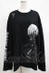 画像1: QOOZA / 東京喰種×QOOZA金木研 ダメージスウェット  ブラック H-25-12-11-044-PU-TO-KB-ZH (1)