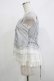 画像2: Ozz oneste / 薔薇刺繍シアーストライプトップス  グレー H-25-12-11-048-OO-TO-KB-ZH (2)